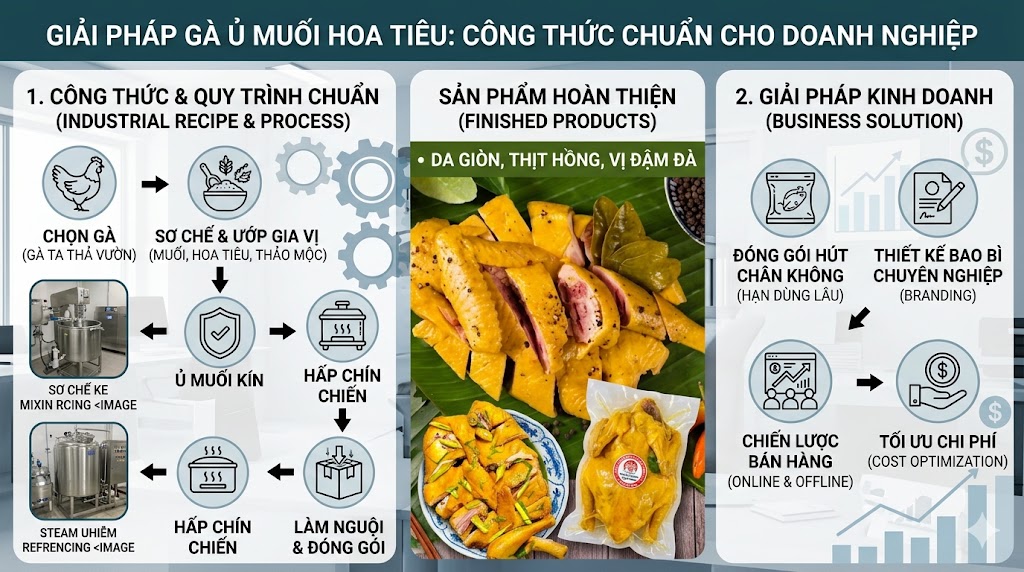 Gà Ủ Muối Hoa Tiêu