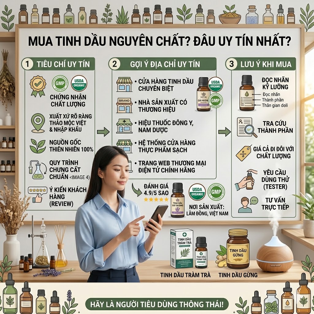 Cửa hàng tinh dầu Việt Úc